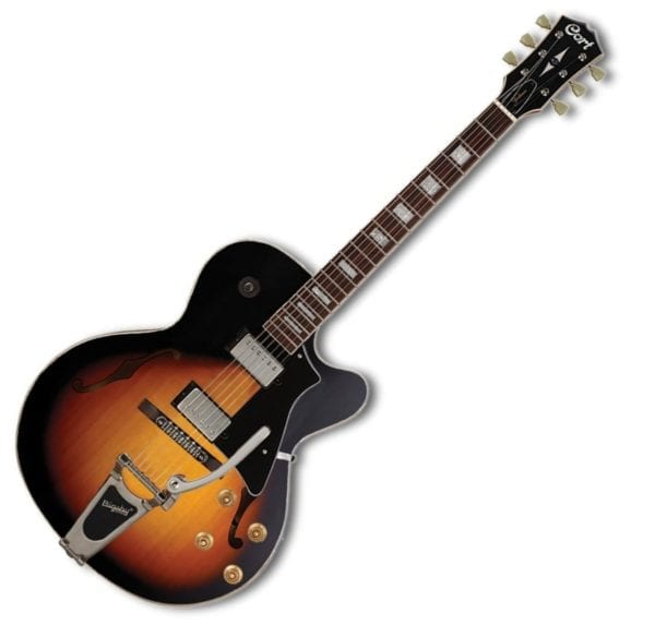 Cort Yorktown-BV Hollow Body Electric Guitar Tobacco Sunburst
