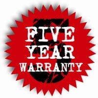 Casio 5-Year Warranty