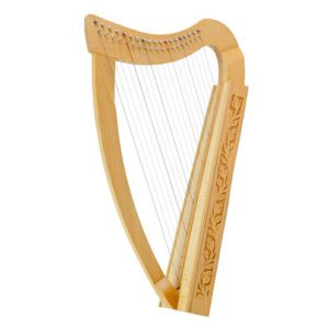 19 String Celtic Leaning Pixie Harp