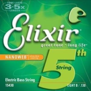Elixir Nanoweb .130 Single Bass String