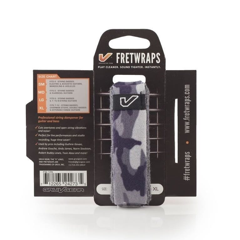 Animal Prints Gruv Gear FretWraps String Muters Dampeners 3-Pack Wild Small 