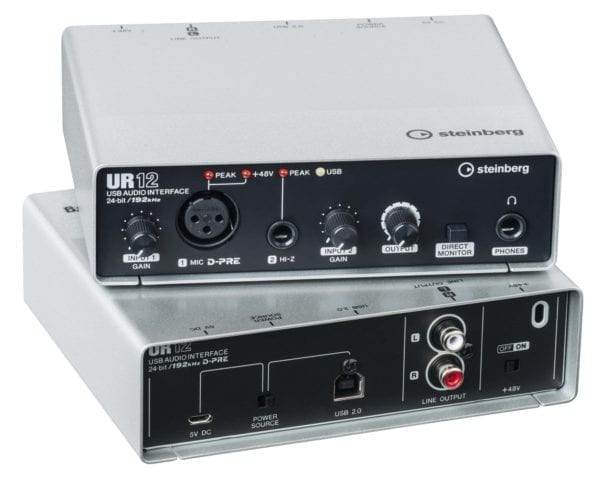 Steinberg UR12 USB Audio Interface Silver