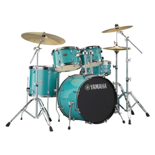Yamaha Rydeen Fusion Size Drum Kit Turquoise Glitter