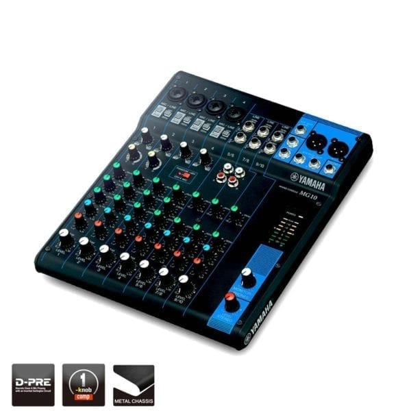 Yamaha MG10 10 Channel Mixer - Image 2
