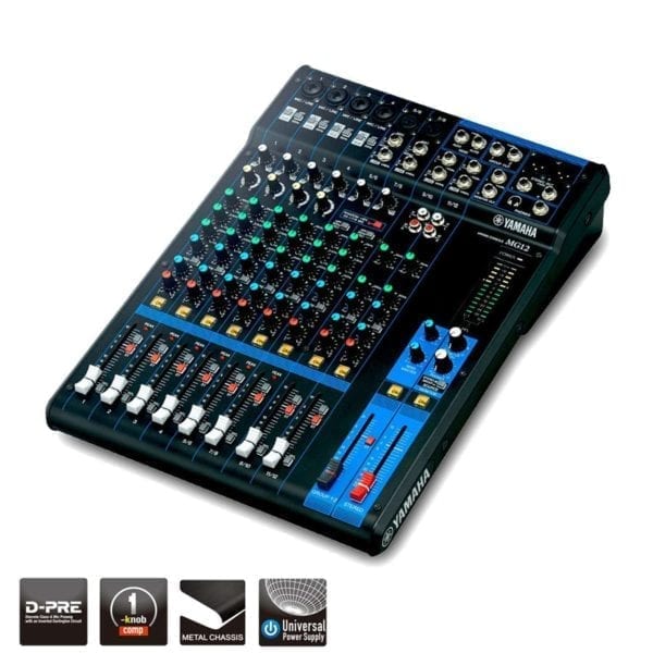 Yamaha MG12 12 Channel Mixer - Image 2