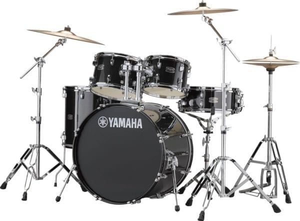 Yamaha Rydeen Fusion Size Drum Kit Black Glitter