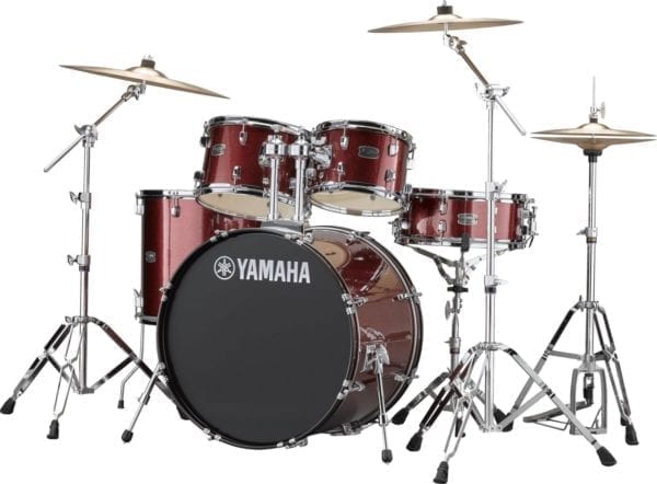 Yamaha Rydeen Fusion Size Drum Kit Burgundy Glitter
