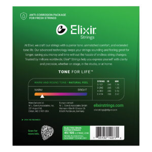 Elixir Nanoweb Bass Guitar Strings