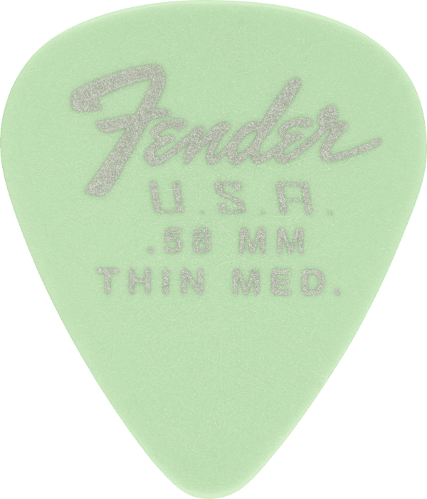 Fender 351 Dura-Tone Delrin Picks 12-Pack - Image 6