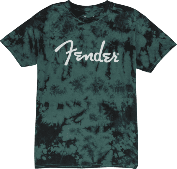 Fender Blue Tie-Dye Logo T-Shirt