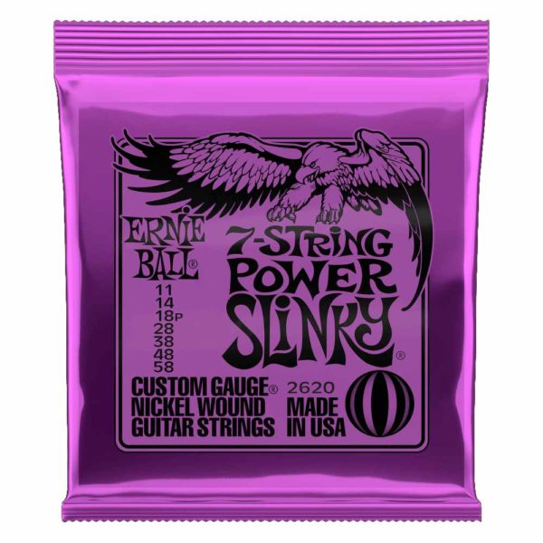 Ernie Ball 7-String Slinky Electric Guitar Set - Image 2