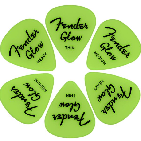 Fender Glow in the Dark 351 Picks