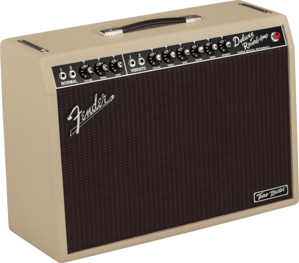 Fender Tone Master Deluxe Reverb Amplifier Blonde - Image 4