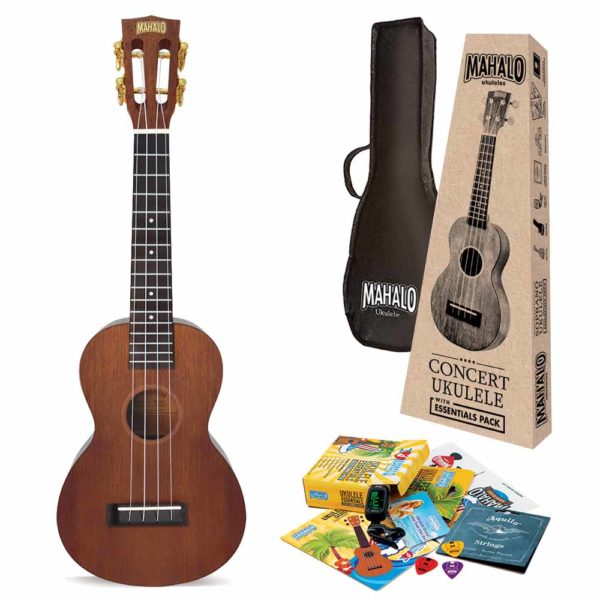 Mahalo Concert Ukulele Essentials Pack