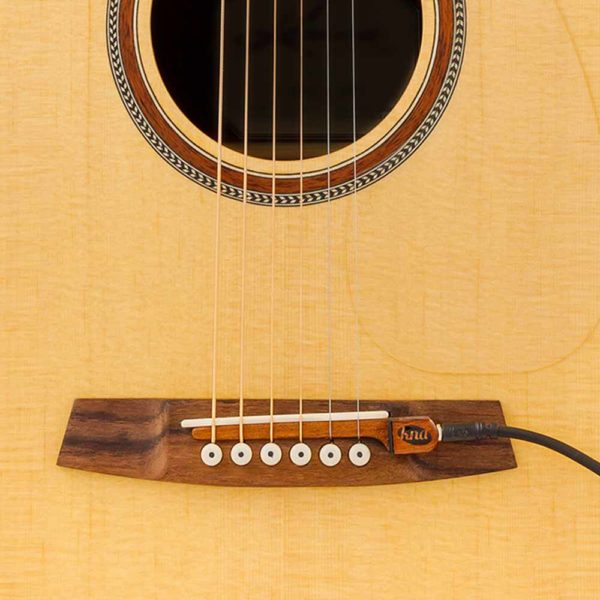 kna sg-1 steel string acoustic guitar pickup installed