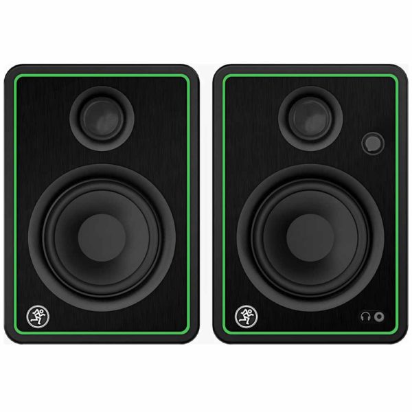 mackie cr4-xbt powered monitors front