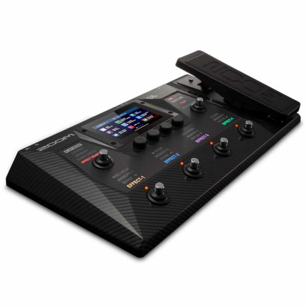 zoom g6 guitar multi effects processor angle