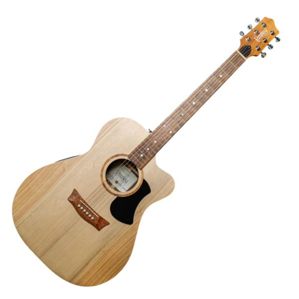 Pratley Guitars OM-SCE-M/B Folk Cutaway Acoustic Electric