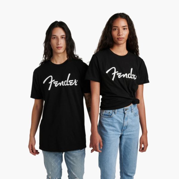 Fender Spaghetti Logo T-Shirt Black