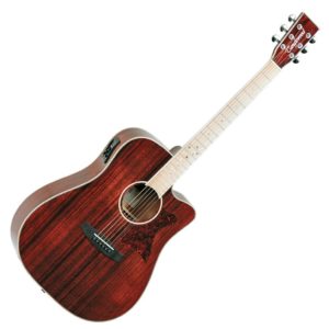 Tanglewood Winterleaf Blonde Dreadnought Acoustic Electric Guitar