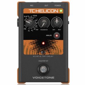 tc helicon voicetone e1 vocal echo pedal