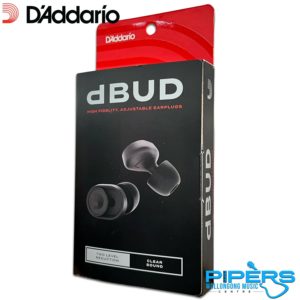 D'Addario dBUD High Fidelity Hearing Protection Adjustable Earplugs