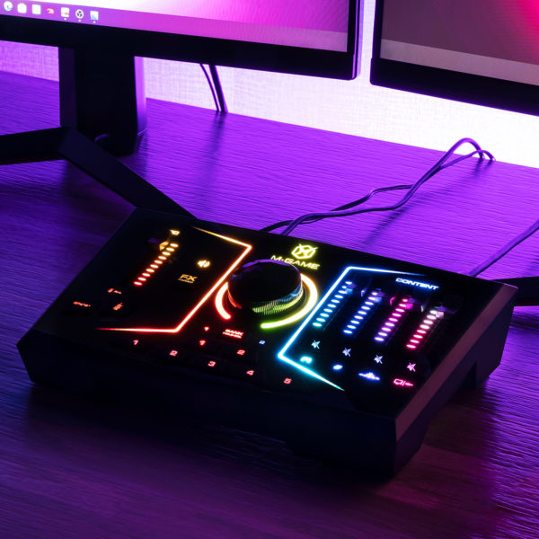 M-GAME RBG Dual Streaming Interface & Mixer