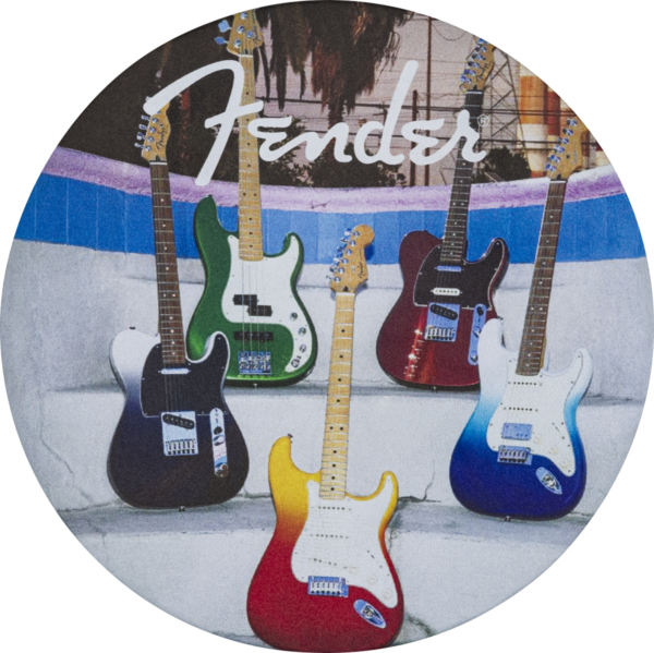 Fender Guitar Coasters Set Leather Multi-Colour - Image 6