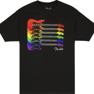 Fender Stratocaster Pride T-Shirt Medium