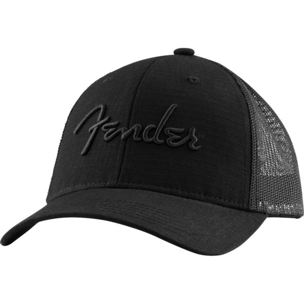 Fender Snap Back Pick Holder Hat Black