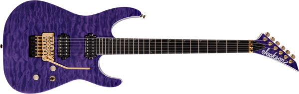 Jackson Pro Series Soloist SL2Q MAH Electric Guitar Transparent Purple