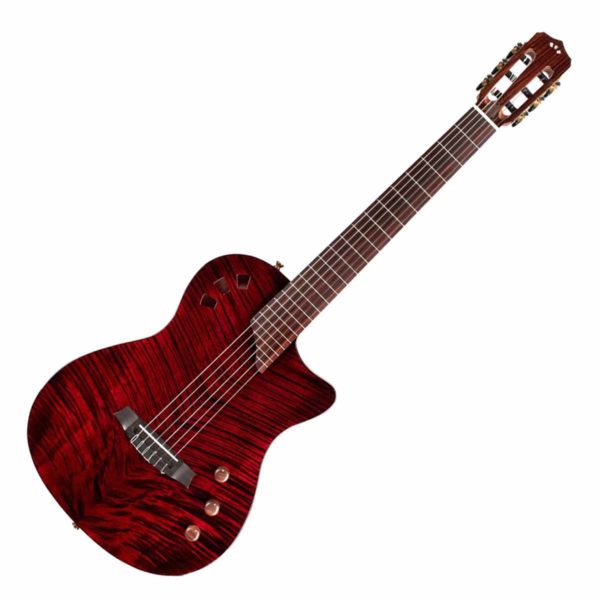 cordoba stage fusion classical guitar limited burgundy garnet