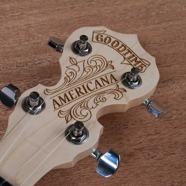 Deering Goodtime Americana Openback 5-String Banjo peghead