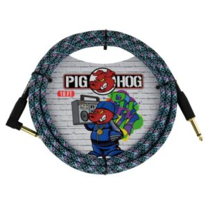 Pig Hog Graffiti Series 10ft Instrument Cables
