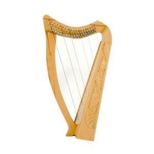 Standing Celtic Pixie Harp 19-strings with sharping levers