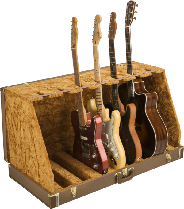 Brown Fender Classic Series Case Stand for 7 Guitars