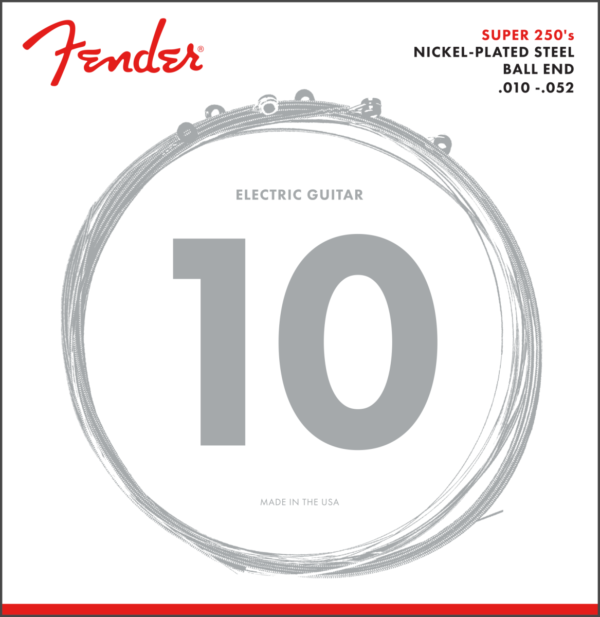 Fender Super 250's Electric Guitar Strings 10-52