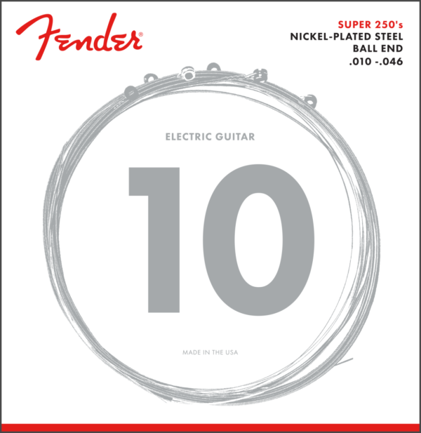 Fender Super 250's Electric Guitar Strings 10-46