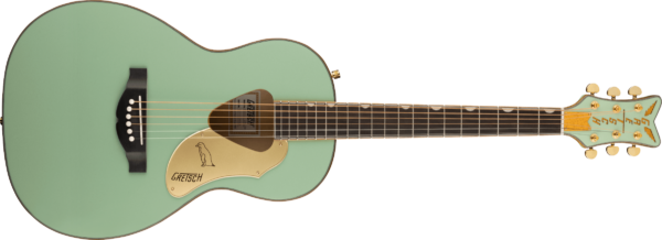 Gretsch G5021E Rancher Penguin Parlor Acoustic Guitar Mint Metallic