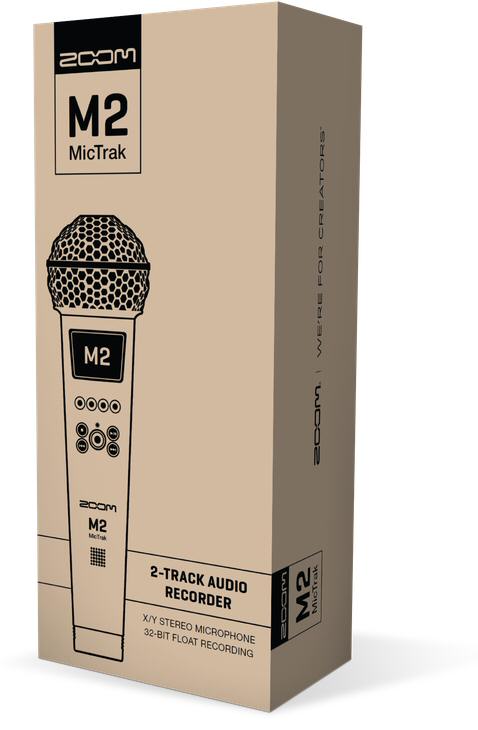 Zoom M2 MicTrak Packaging Carton