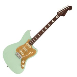 Fender Strat Jazz Deluxe Parallel Universe Volume II Transparent Faded Sea Foam Green
