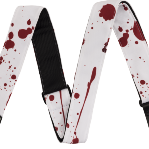Jackson Splatter Strap White & Red