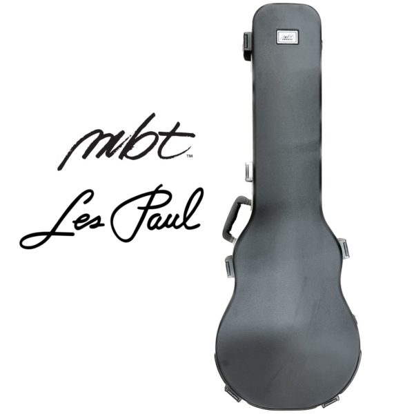 MBT Les Paul style electric guitar archtop hard case