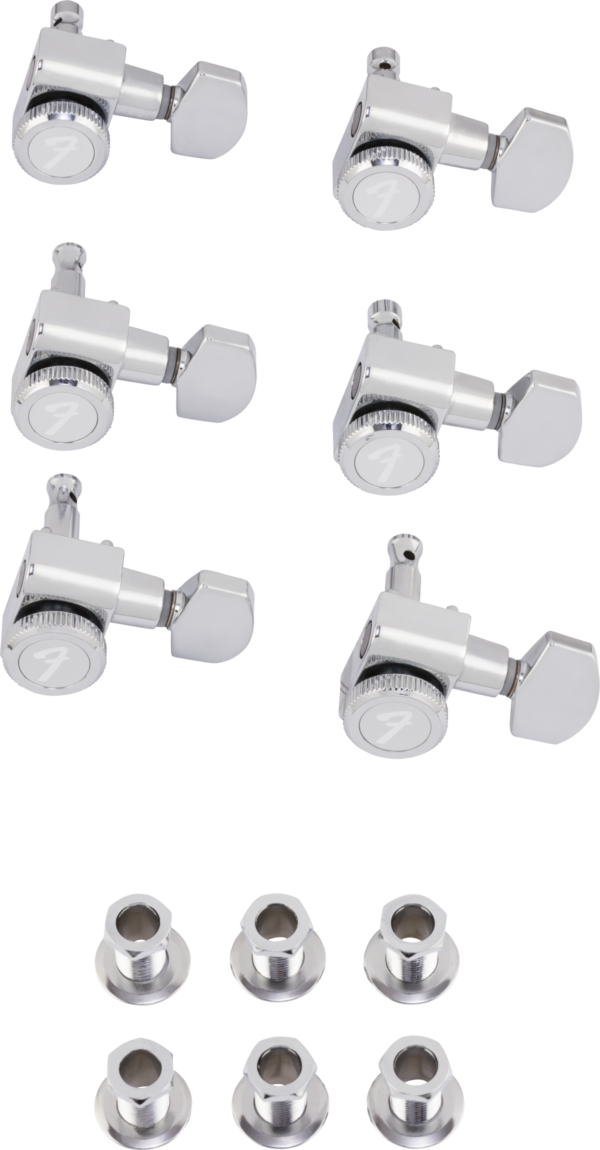 Fender Locking Machine Heads Set 6-in-line Polished Chrome