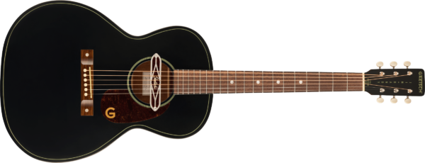 Gretsch Deltoluxe Acoustic with Soundhole Pickup Concert Black Top