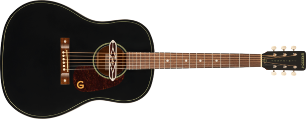 Gretsch Deltoluxe Acoustic with Soundhole Pickup Dreadnought Black Top