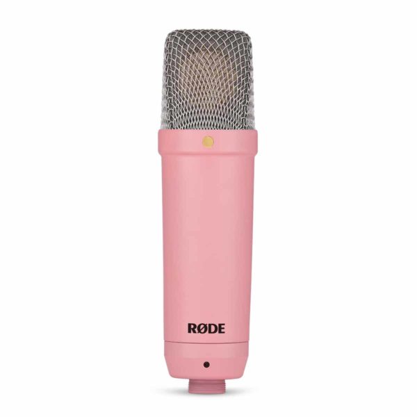 rode nt1 signature condenser microphone pink