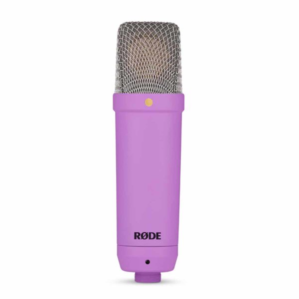 rode nt1 signature condenser microphone purple
