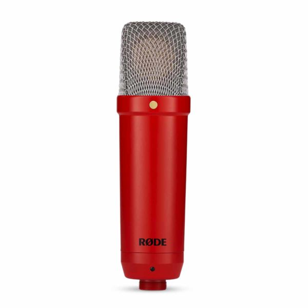 rode nt1 signature condenser microphone red