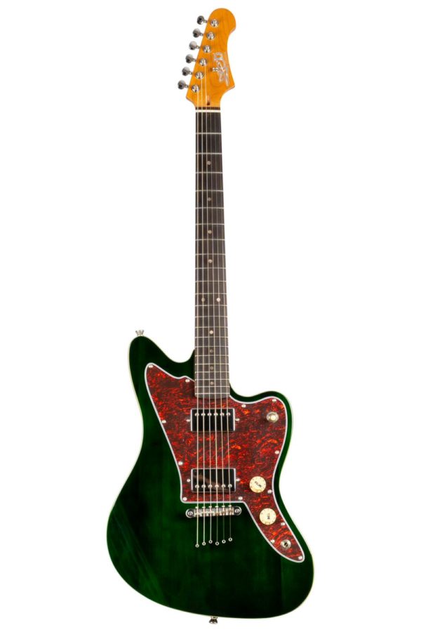 Jet JJ-350 Offset Electric Guitar Emerald Green